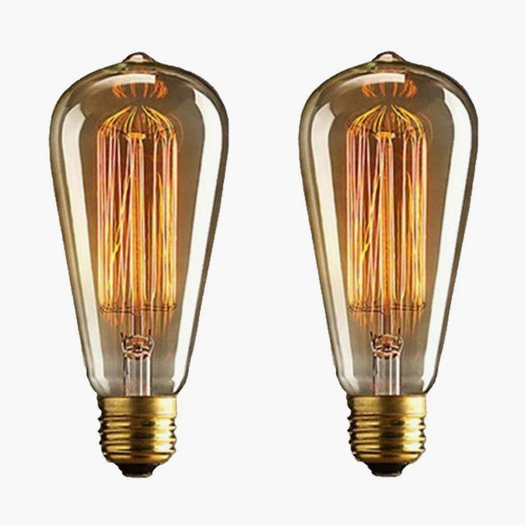 HOMESAKE Glass Set of 2 Bulbs