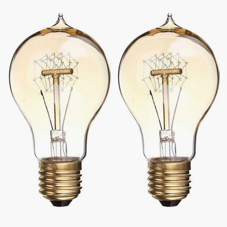 HOMESAKE Glass Set of 2 Bulbs