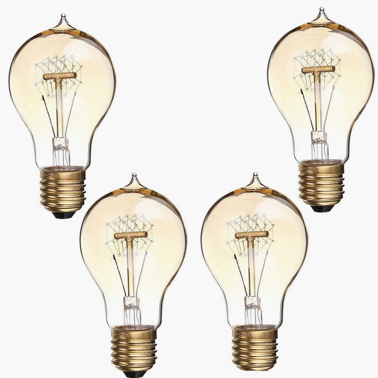 HOMESAKE Glass Set of 4 Bulbs