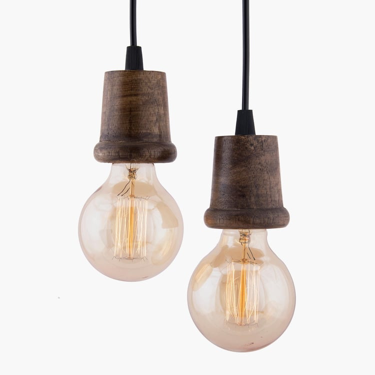 HOMESAKE Wooden Ceiling Lamp