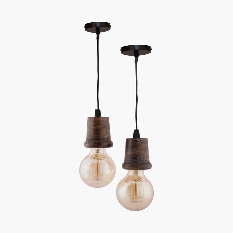 HOMESAKE Wooden Ceiling Lamp