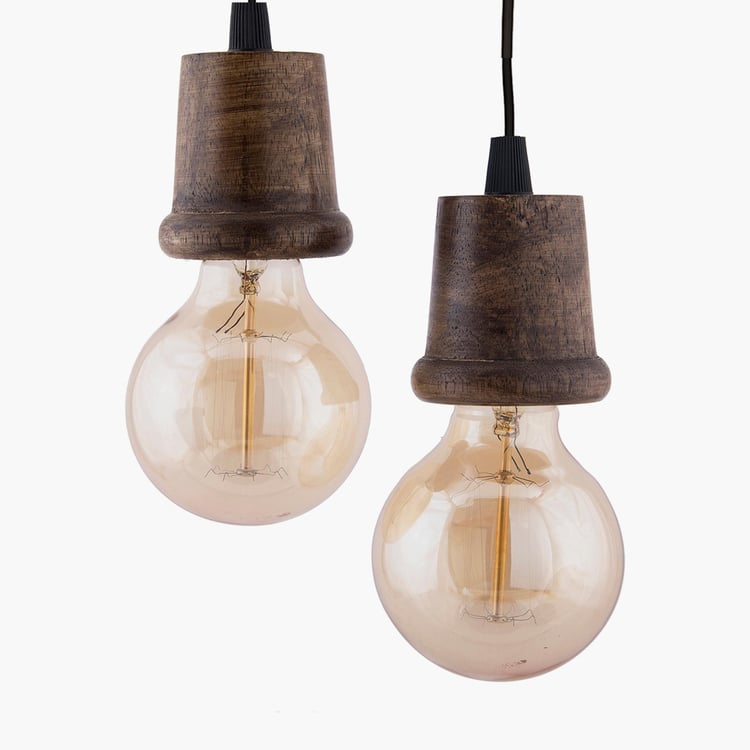 HOMESAKE Wooden Ceiling Lamp