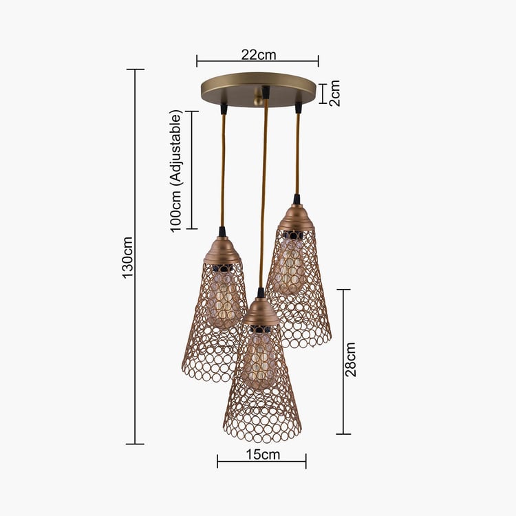 HOMESAKE Metal Cluster Ceiling Lamp