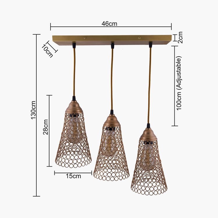 HOMESAKE Metal Cluster Ceiling Lamp