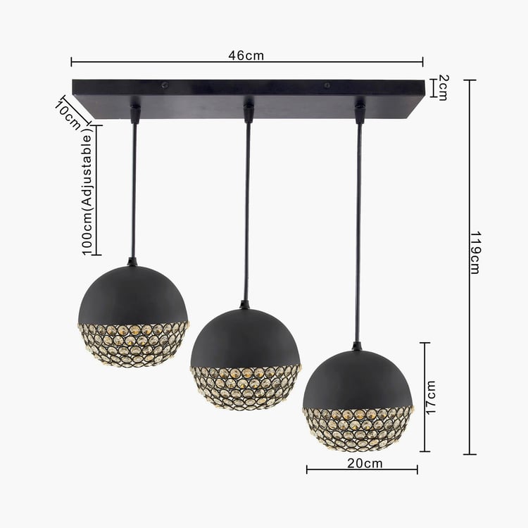 HOMESAKE Metal Cluster Ceiling Lamp