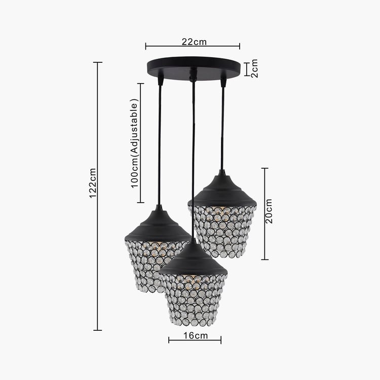 HOMESAKE Metal Cluster Ceiling Lamp