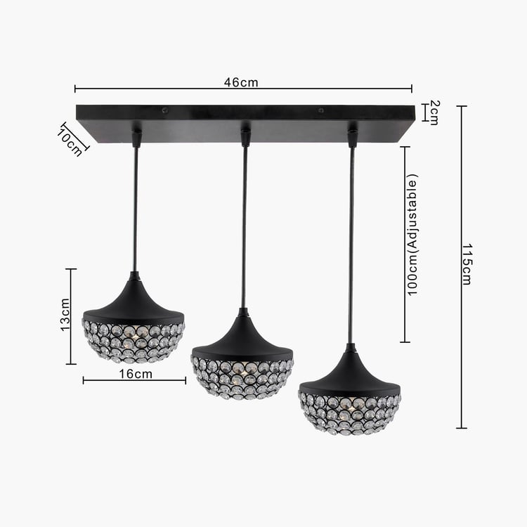 HOMESAKE Metal Cluster Ceiling Lamp