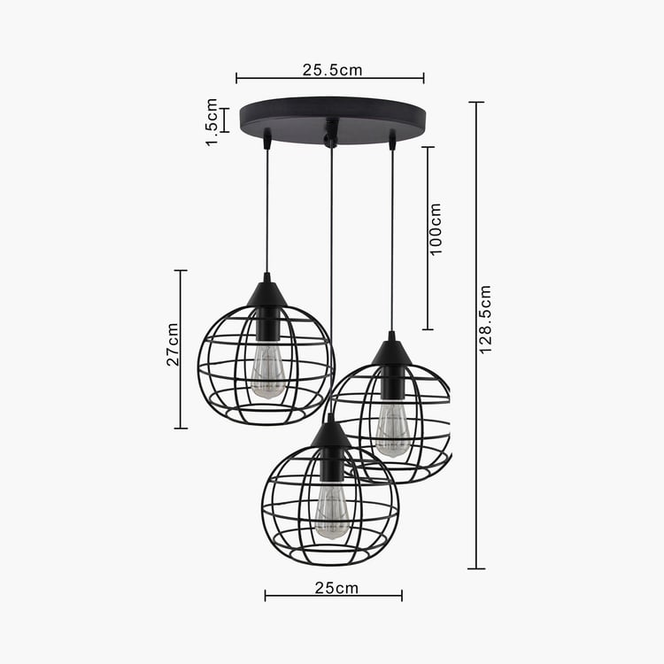 HOMESAKE Metal Cluster Ceiling Lamp