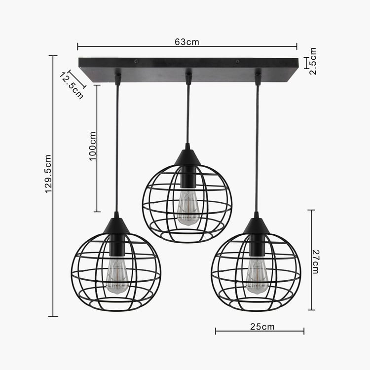 HOMESAKE Metal Cluster Ceiling Lamp