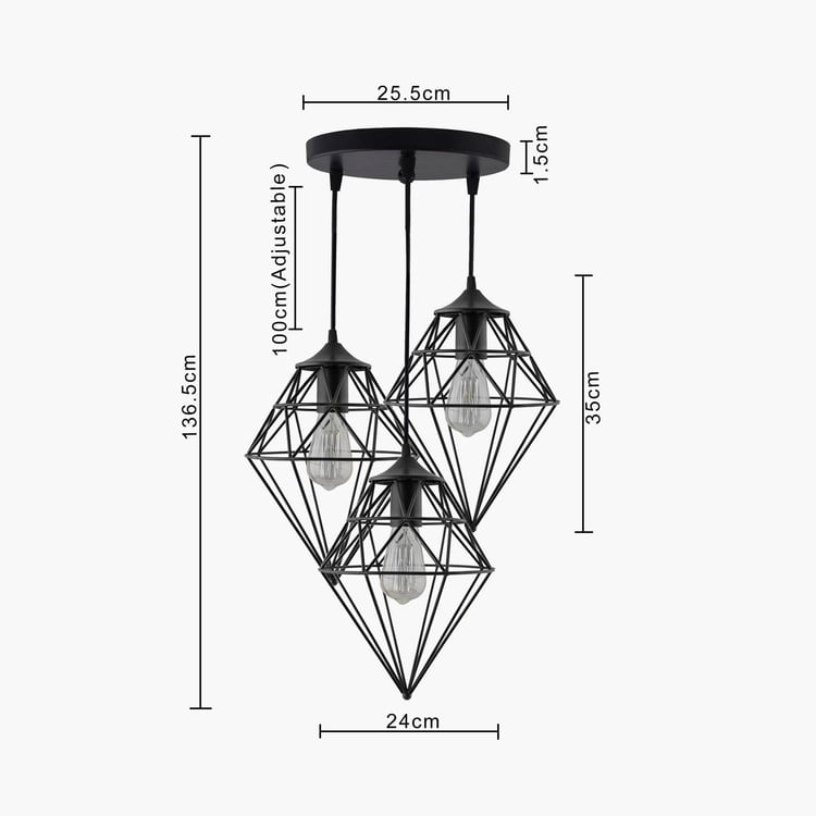 HOMESAKE Metal Cluster Ceiling Lamp