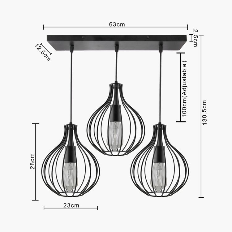 HOMESAKE Metal Cluster Ceiling Lamp