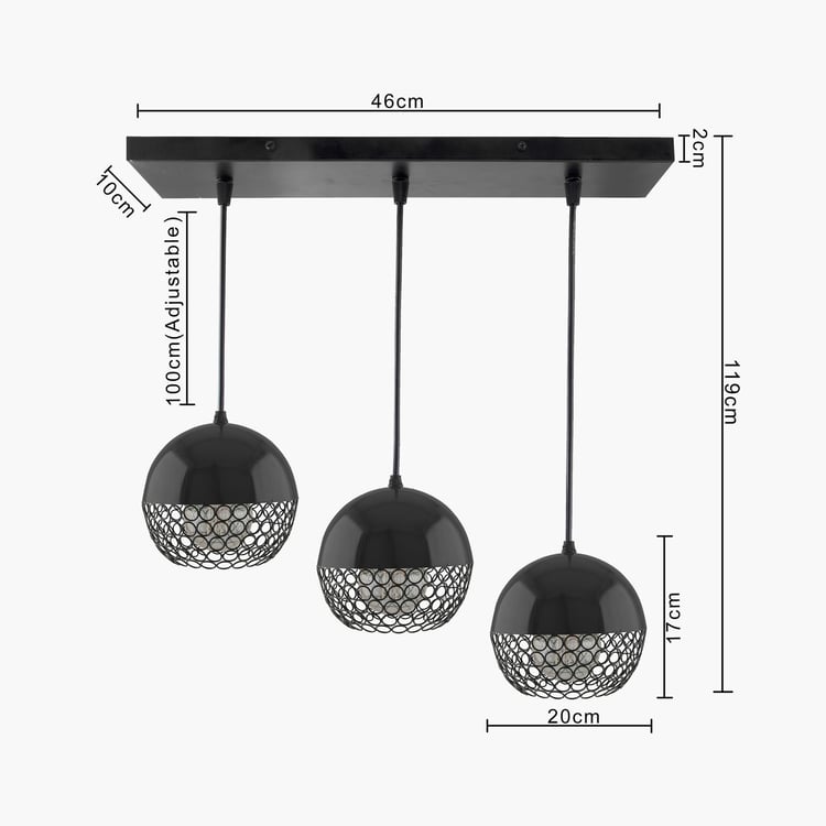 HOMESAKE Metal Cluster Ceiling Lamp