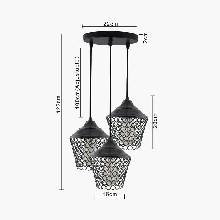 HOMESAKE Metal Ceiling Lamp