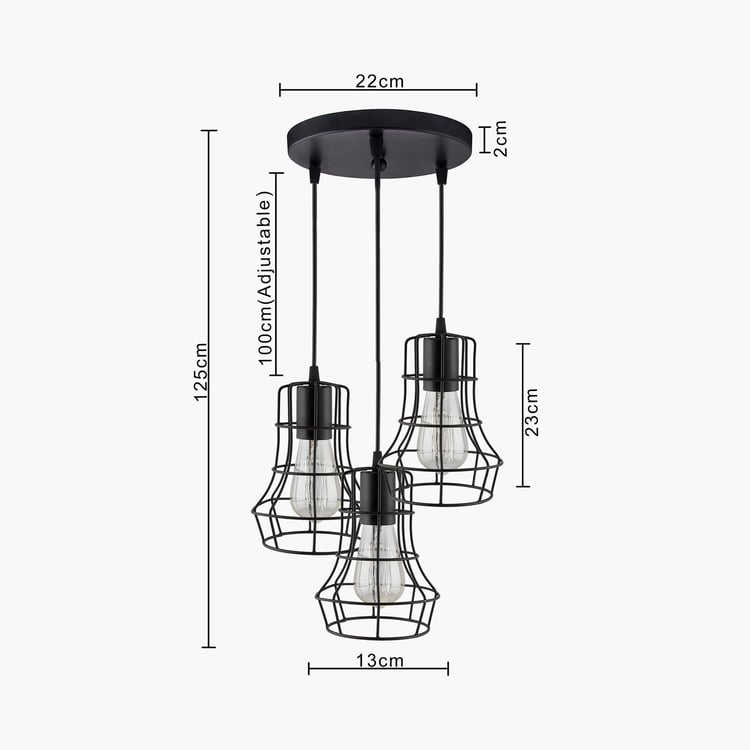 HOMESAKE Metal Ceiling Lamp