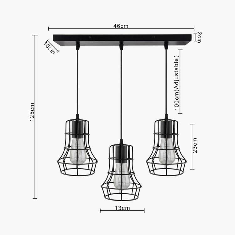 HOMESAKE Metal Ceiling Lamp