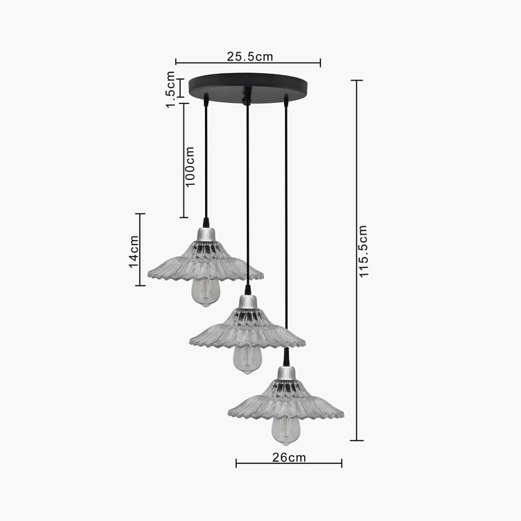 HOMESAKE Metal Ceiling Lamp