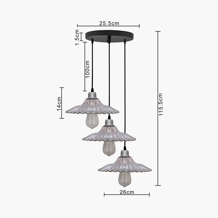 HOMESAKE Metal Cluster Ceiling Lamp