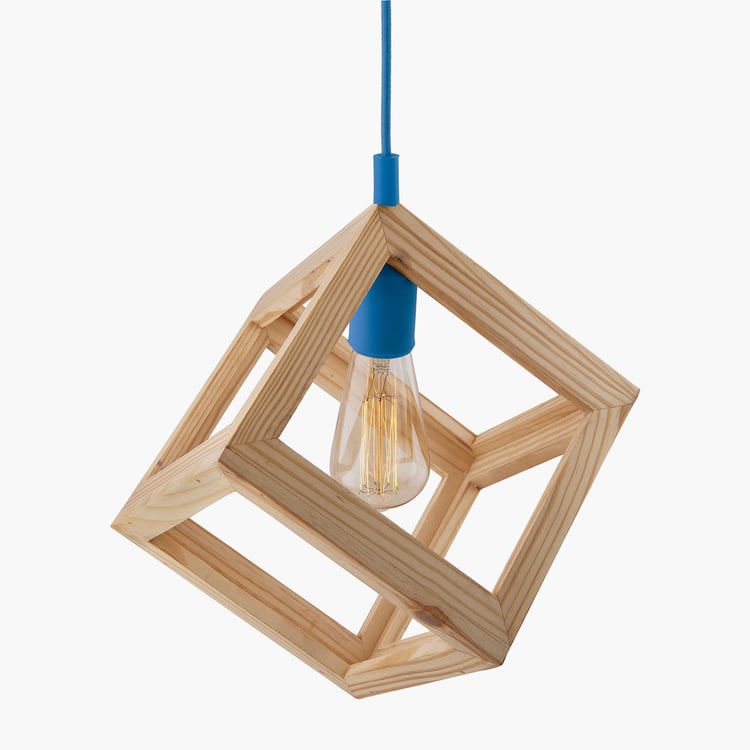 HOMESAKE Pine Wood Ceiling Lamp