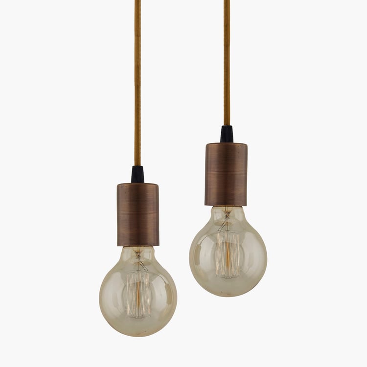 HOMESAKE Set of 2 Hanging Bulb Holders