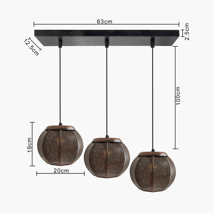 HOMESAKE Metal Cluster Ceiling Lamp