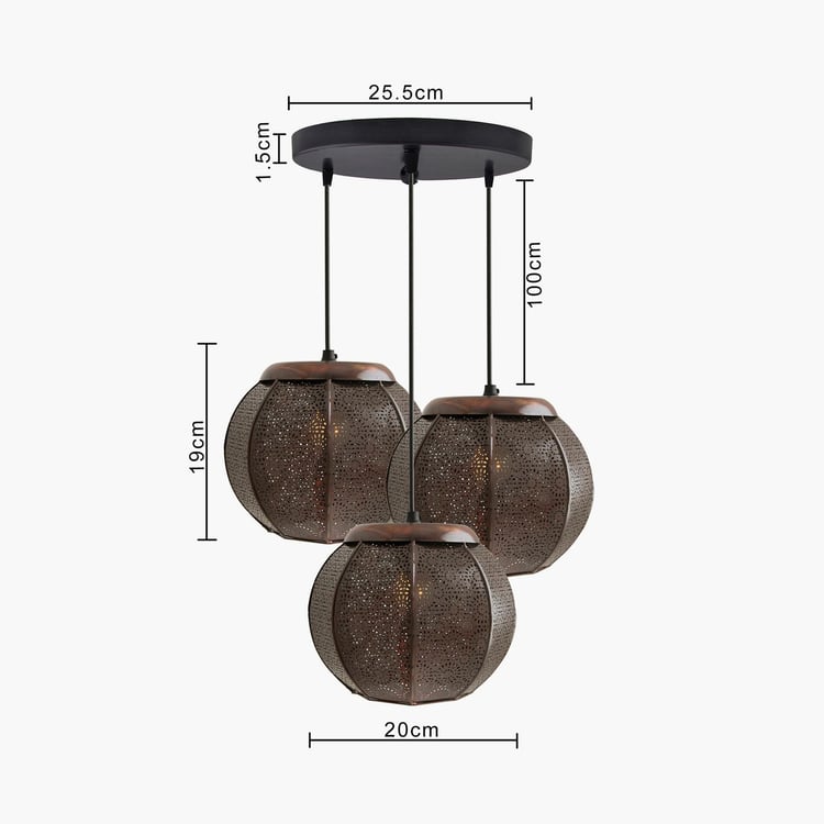 HOMESAKE Metal Ceiling Lamp