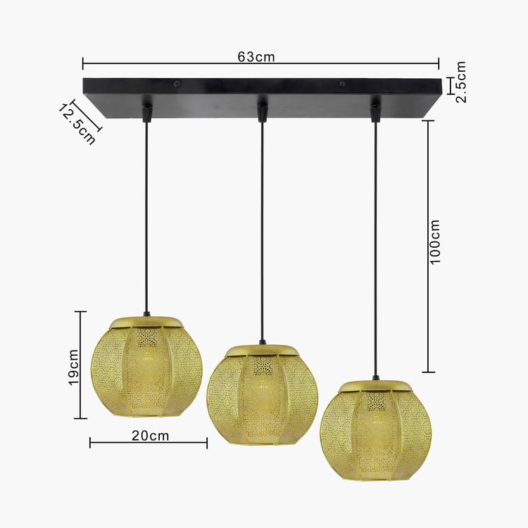 HOMESAKE Metal Cluster Ceiling Lamp