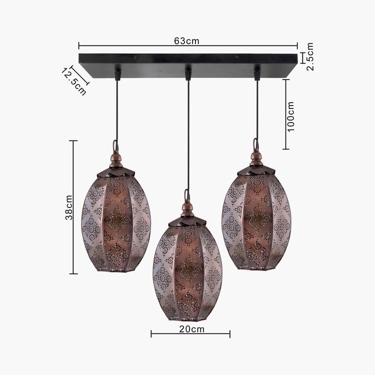 HOMESAKE Metal Cluster Ceiling Lamp