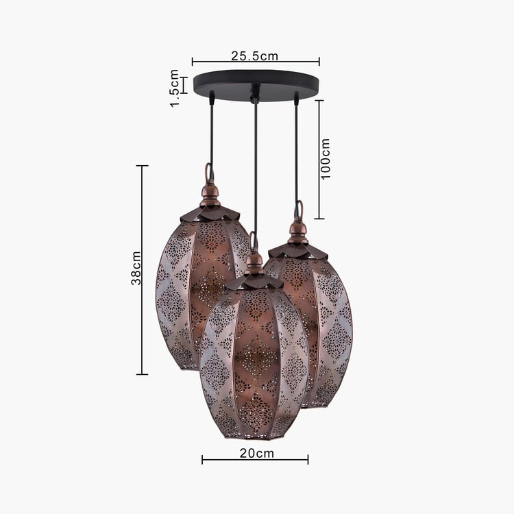 HOMESAKE Metal Cluster Ceiling Lamp