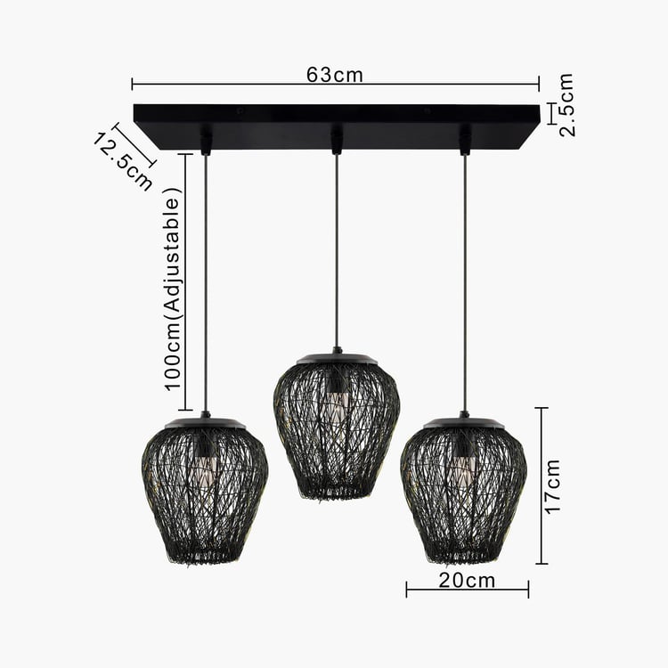 HOMESAKE Metal Cluster Ceiling Lamp