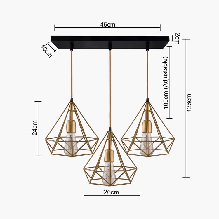 HOMESAKE Metal Cluster Ceiling Lamp