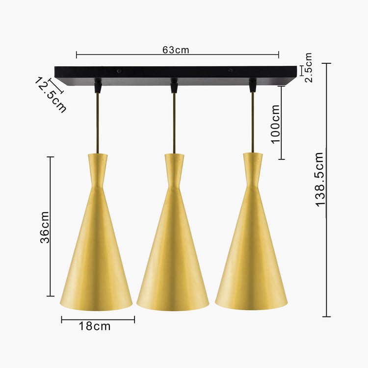 HOMESAKE Metal Cluster Ceiling Lamp