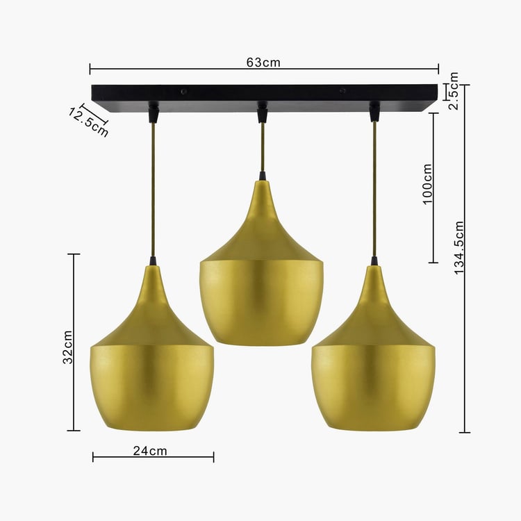 HOMESAKE Metal Cluster Ceiling Lamp