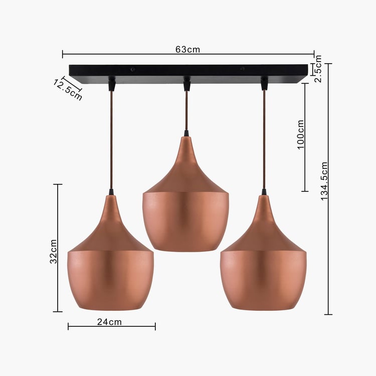 HOMESAKE Metal Cluster Ceiling Lamp