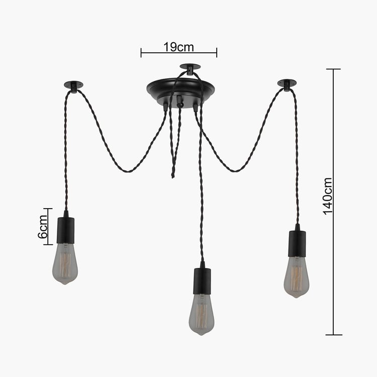 HOMESAKE Metal Cluster Ceiling Lamp