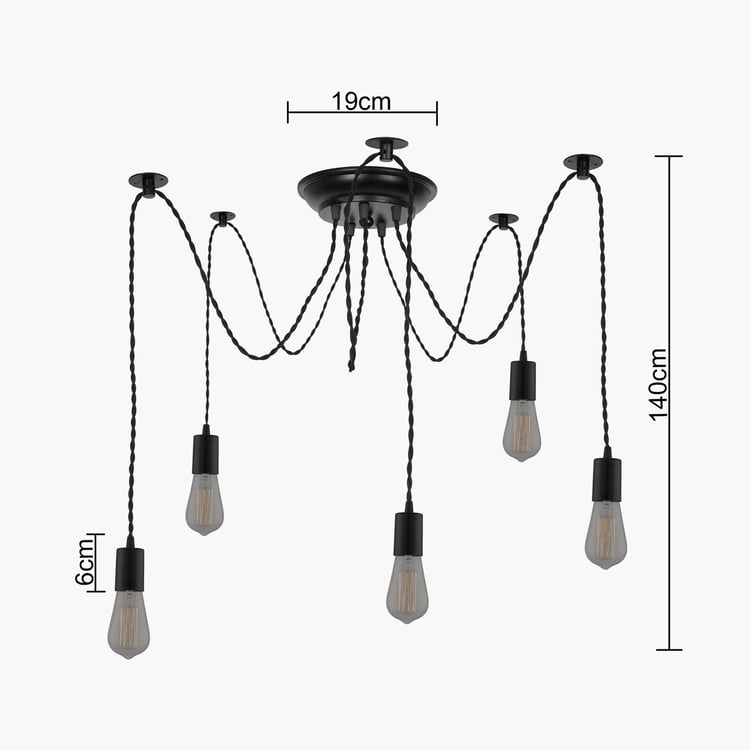 HOMESAKE Metal Cluster Ceiling Lamp