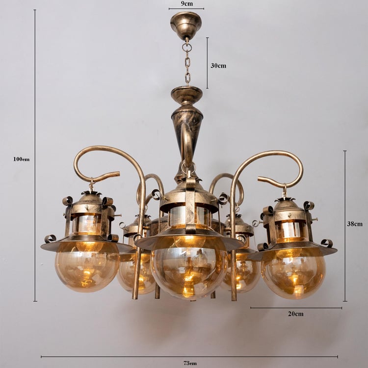 HOMESAKE Metal Cluster Ceiling Lamp