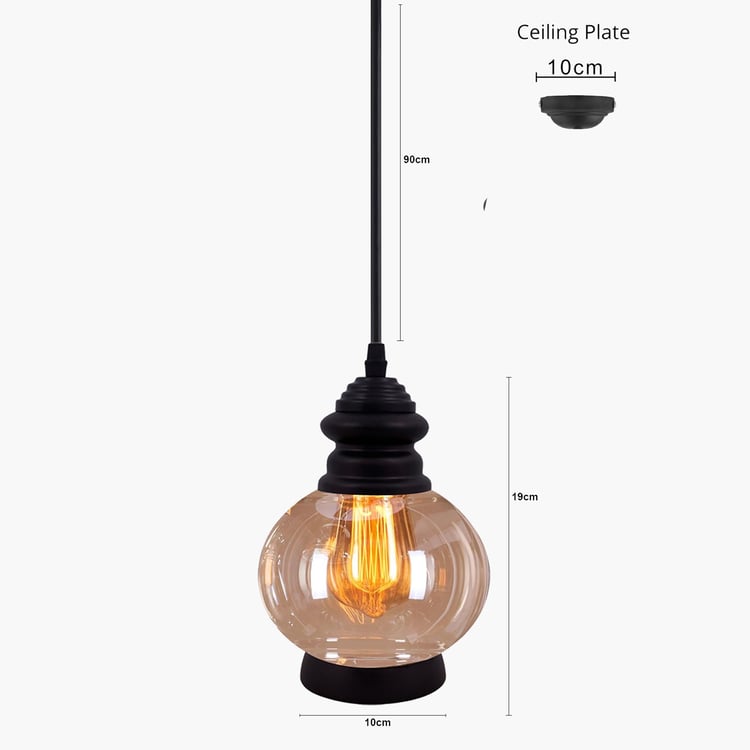 HOMESAKE Glass Ceiling Lamp