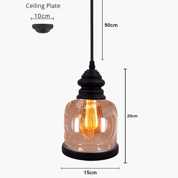 HOMESAKE Glass Ceiling Lamp