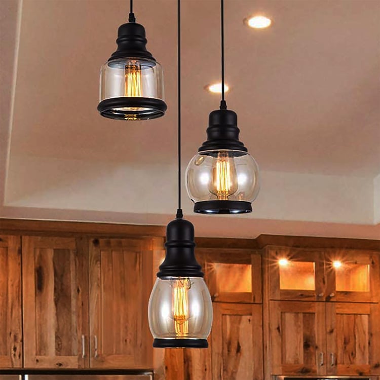 HOMESAKE Glass Cluster Ceiling Lamp