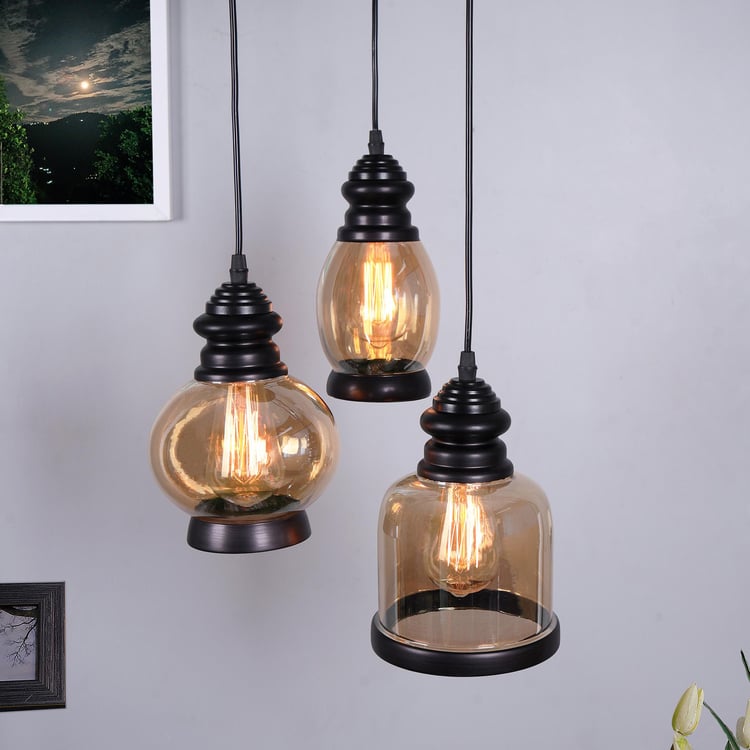 HOMESAKE Glass Cluster Ceiling Lamp