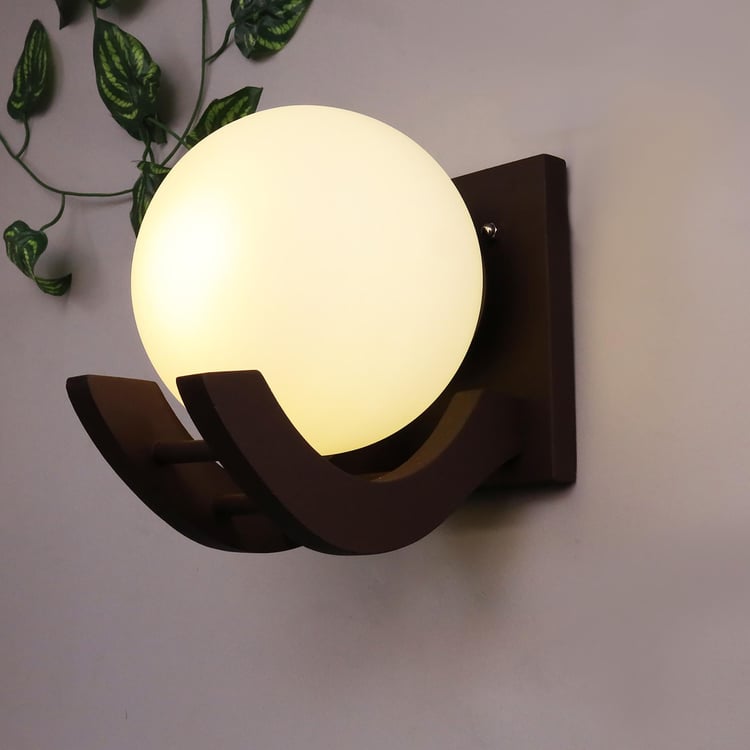 HOMESAKE Wooden Wall Lamp