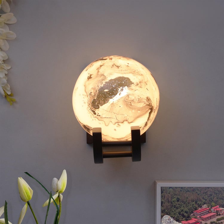 HOMESAKE Wooden Wall Lamp