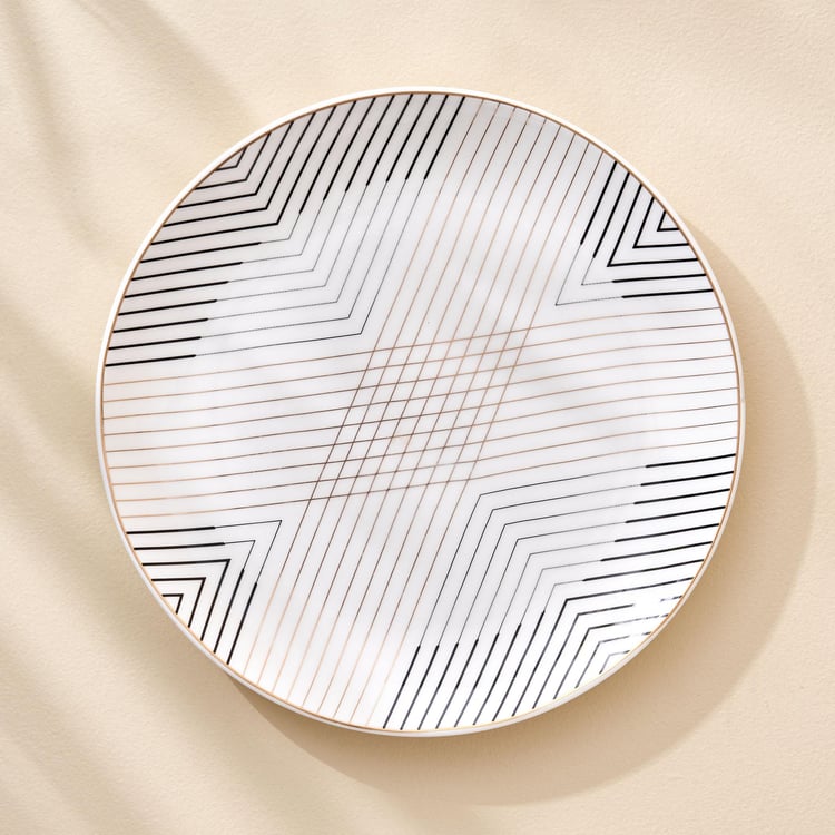 Blanco Bone China Printed Dinner Plate - 26cm