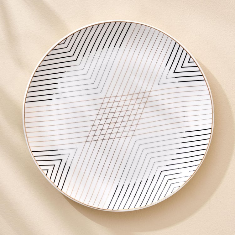 Blanco Bone China Printed Dinner Plate - 26cm