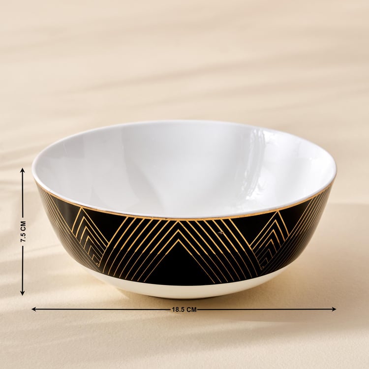 Blanco Bone China Printed Serving Bowl - 1.2L