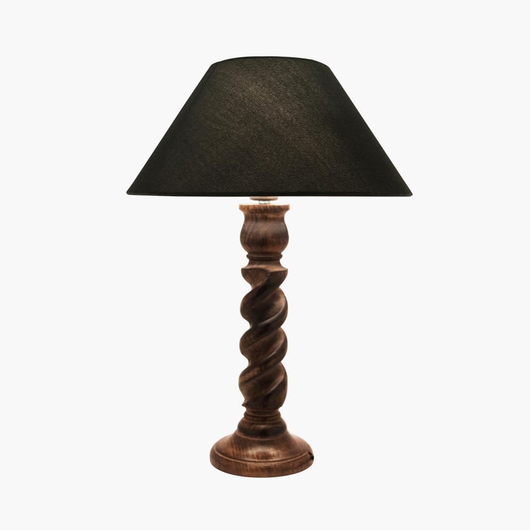 HOMESAKE Wooden Table Lamp