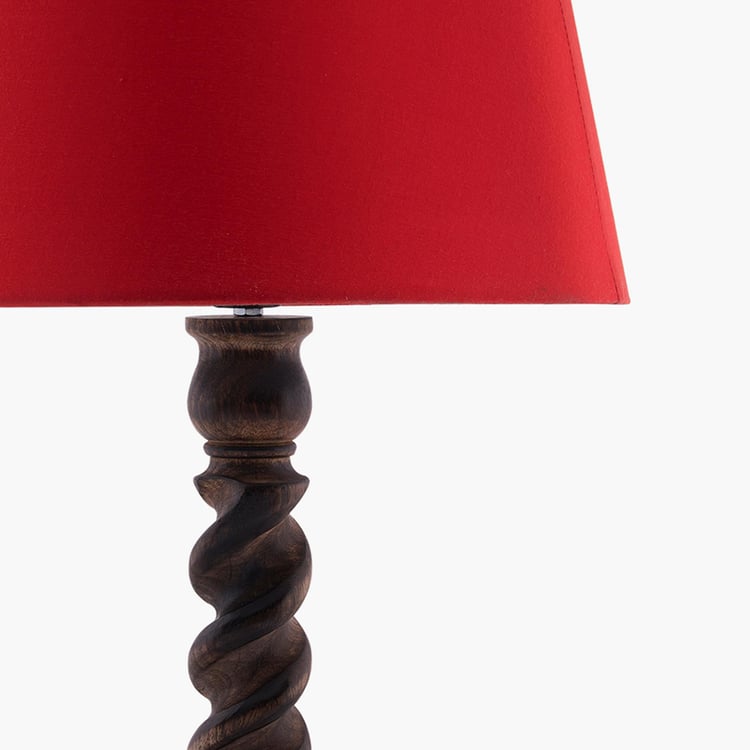 HOMESAKE Wooden Table Lamp