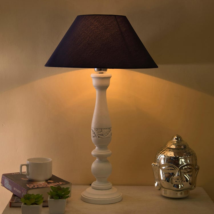 HOMESAKE Wooden Table Lamp