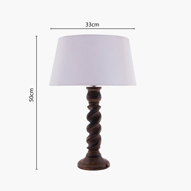 HOMESAKE Wooden Table Lamp