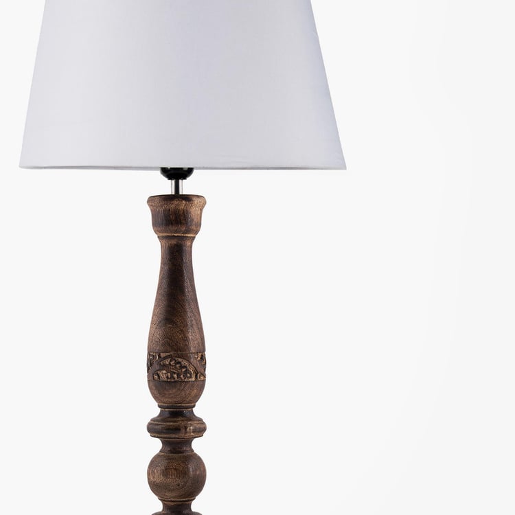 HOMESAKE Wooden Table Lamp